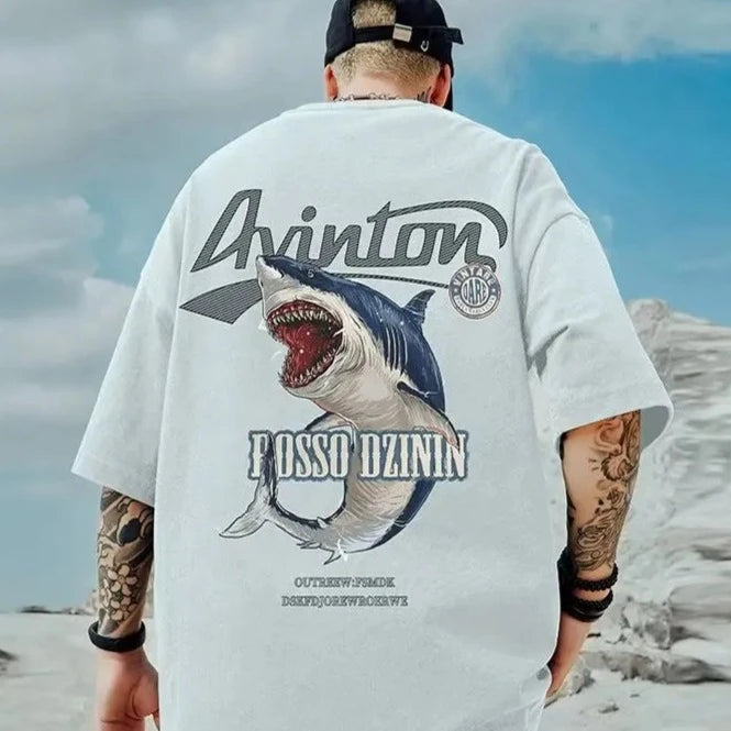 Oversized shirt met haaienprint™