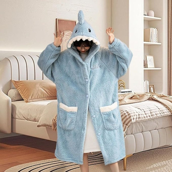 Shark Hooded Bathrobe™